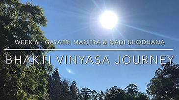 Bhakti Vinyasa Journey - W6 Gayatri Mantra & Nadi Shodhana